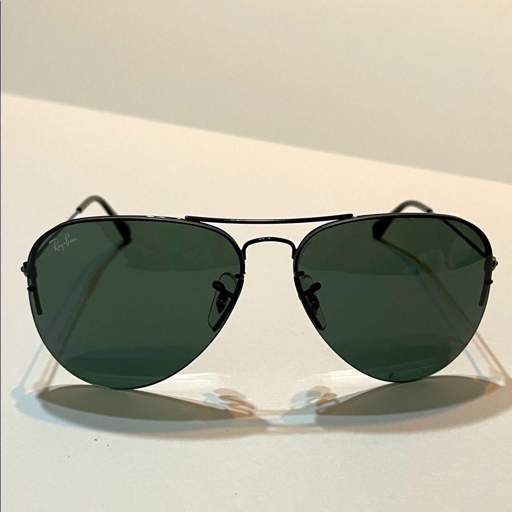 Ray-Ban ‘Light Ray’ Aviator Sunglasses Black
